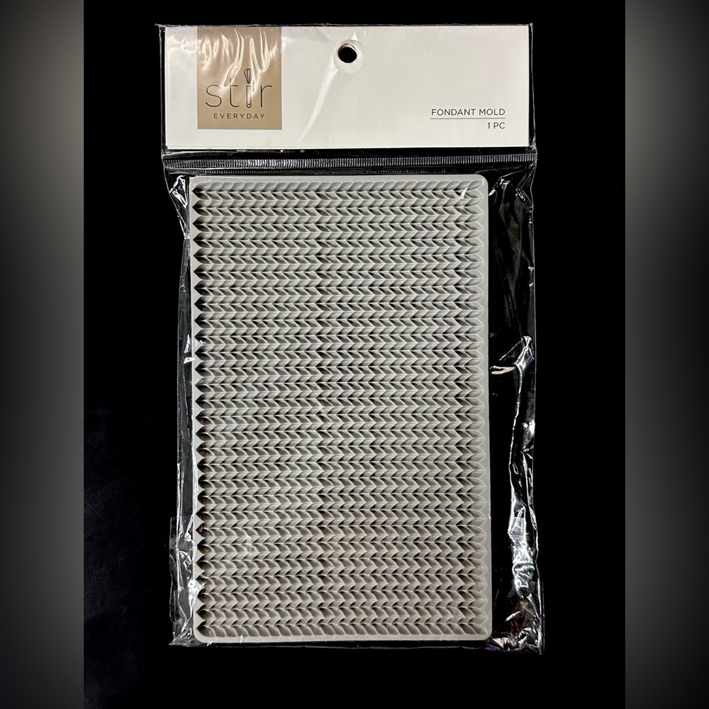 Knit Designs Silicone Fondant Mold NIP